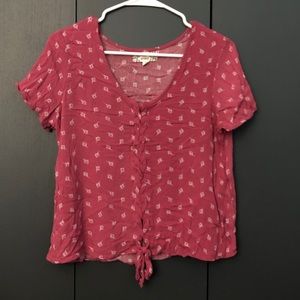 Short sleeve blouse
